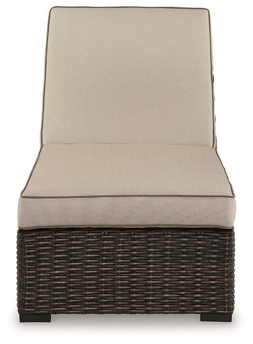 Coastline Bay Outdoor Chaise Lounge with Cushion