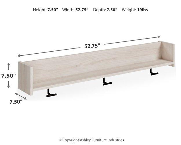 Socalle Wall Mounted Coat Rack with Shelf