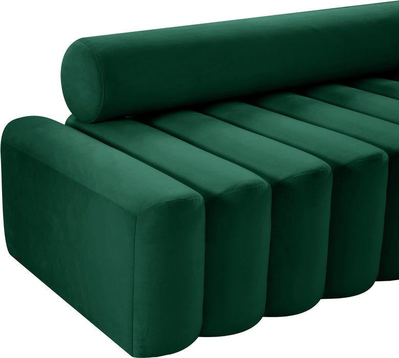 Melody Green Velvet Loveseat