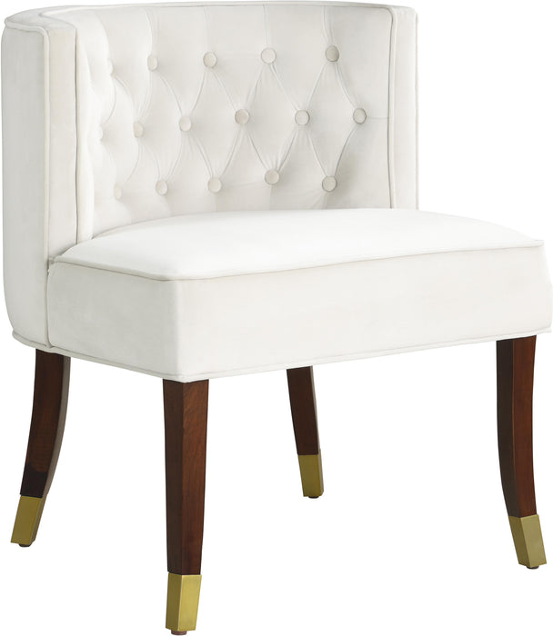 Perry Cream Velvet Dining Chair