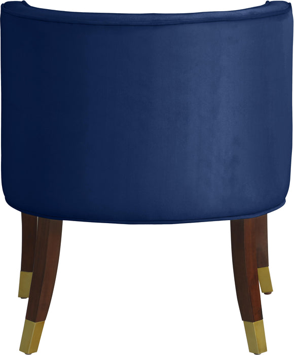 Perry Navy Velvet Dining Chair