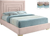 Nora Pink Velvet King Bed image